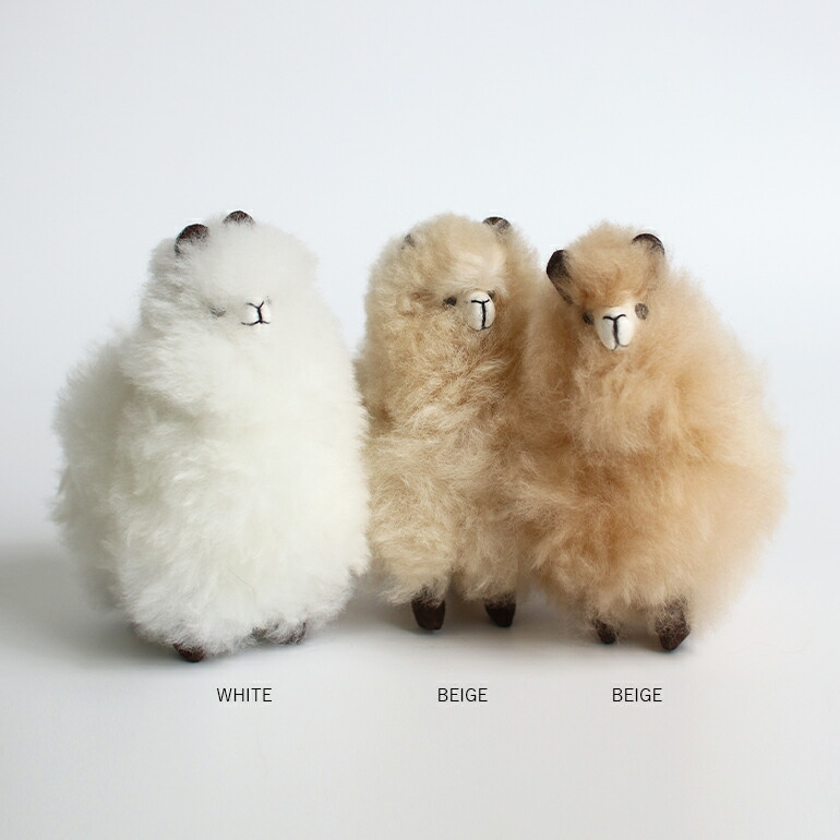 【アルパカ毛100％】ペルー製 マンモス ぬいぐるみ ハンドメイド インテリア ベビーアルパカ毛100％】 マンモス ハンドメイド インテリア