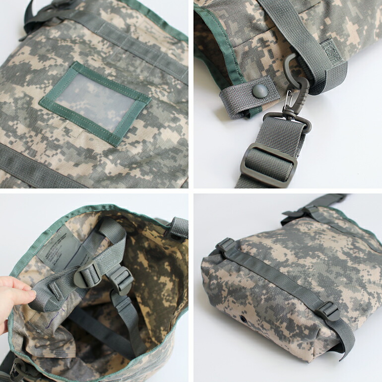 軍放出品 ミリタリー ショルダーバッグ デッドストック デジタル迷彩