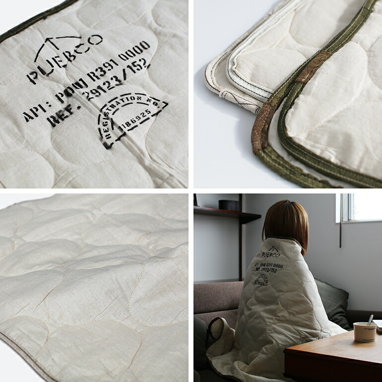 PUEBCO（プエブコ） ブランケット ひざ掛け おしゃれ PUEBC