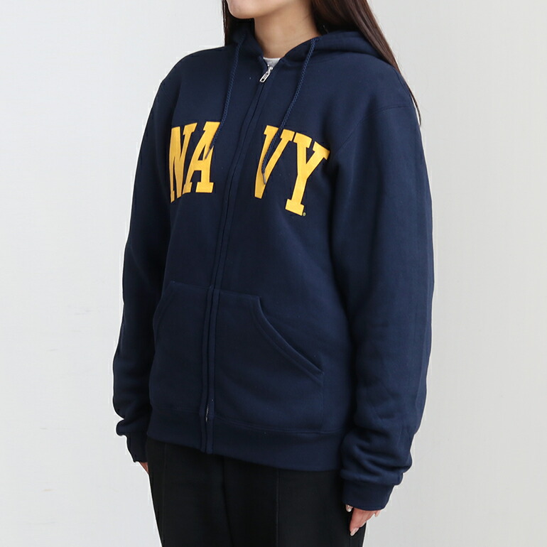 アメリカ軍　実物放出品パーカー上下 軍放出品 ミリタリー スウェット パーカー ジップ U.S. NAVY アメリカ