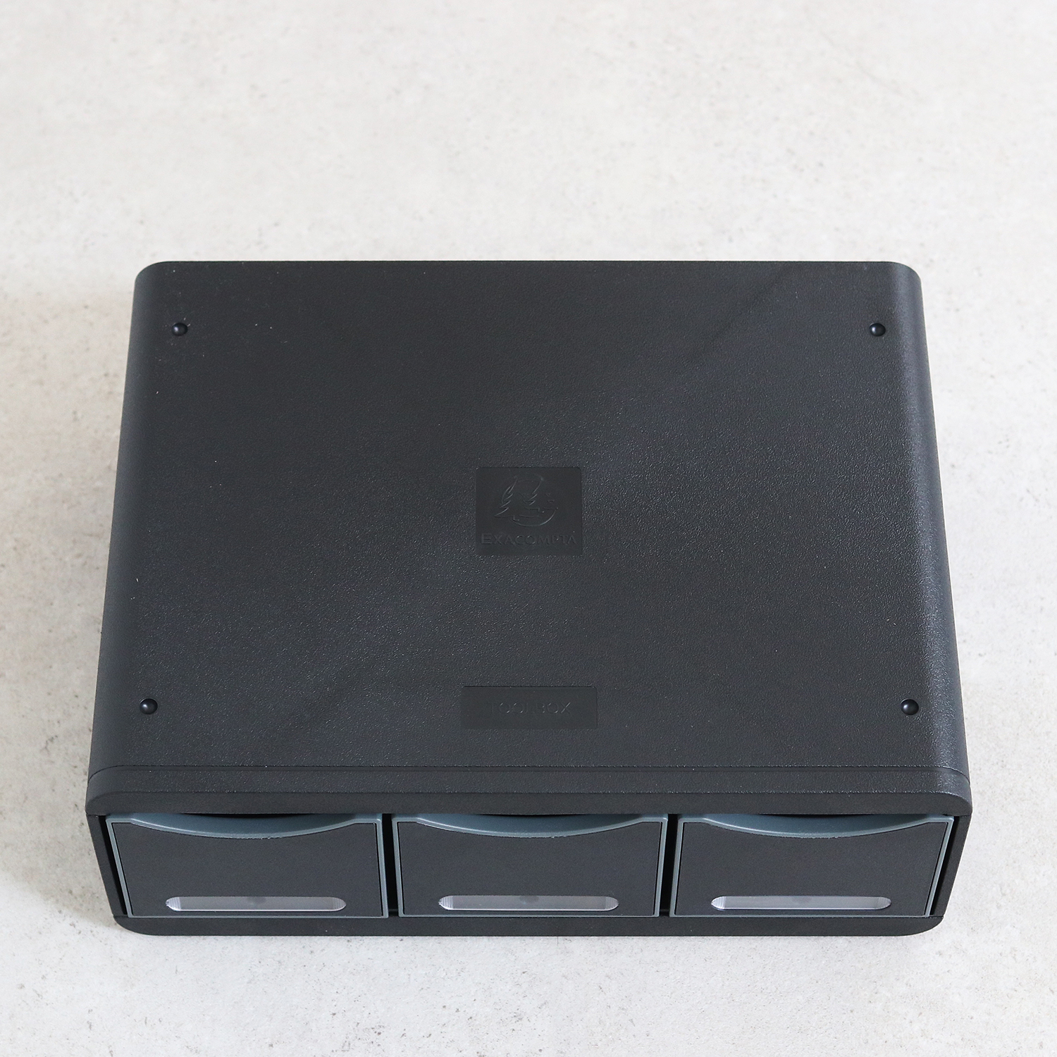 小物収納 引き出し 文房具 スタッキング 横 エグザコンタ EXACOMPTA ツールボックス 3ポケット 横型 | ブランド登録なし | 01