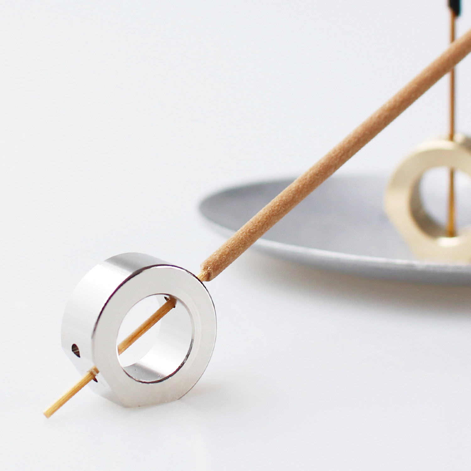 お香立て インセンススタンド 真鍮 おしゃれ シンプル コンパクト 日本製 CANDY DESIGN&WORKS キャンディデザイン&ワークス Smoke Ring | CANDY DESIGN&WORKS | 01