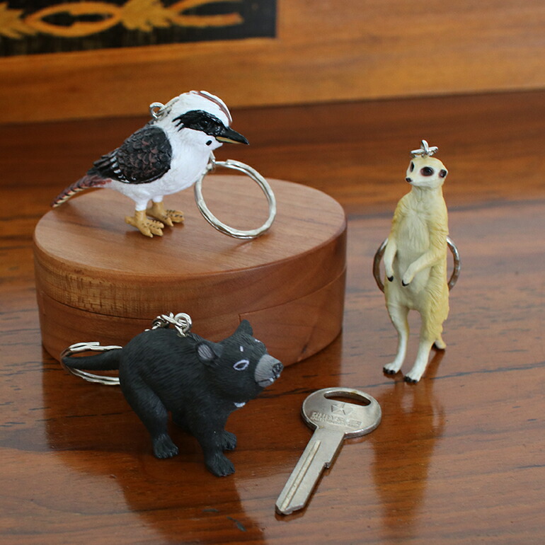 DETAIL キーホルダー 動物 ラクダ タスマニアデビル ゾウ