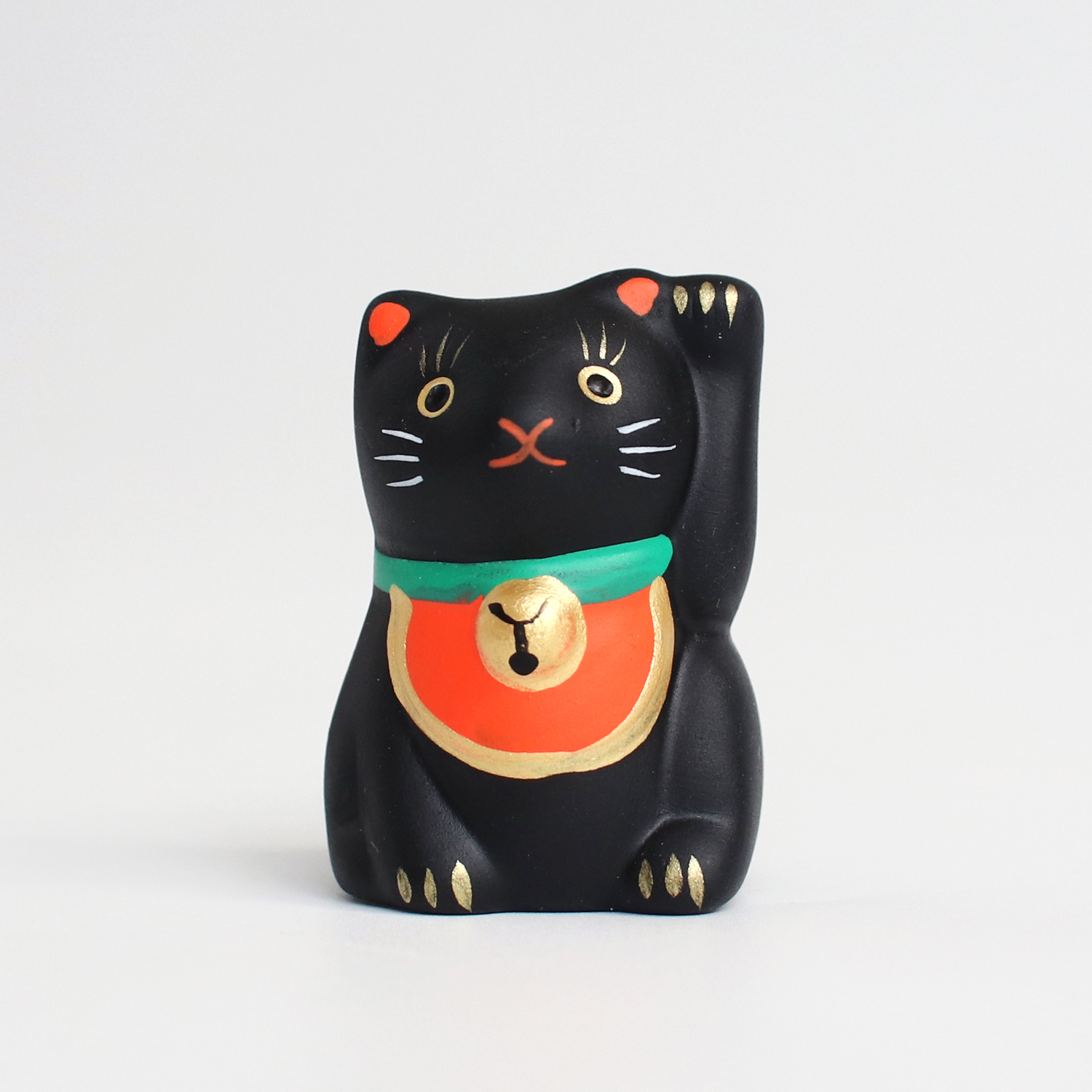 招き猫 おみくじ 陶器 中川政七商店 縁起物 金運 厄除け 幸運 日本製 ギフト 福招き猫みくじ 白猫/黒猫 | 中川政七商店 | 02