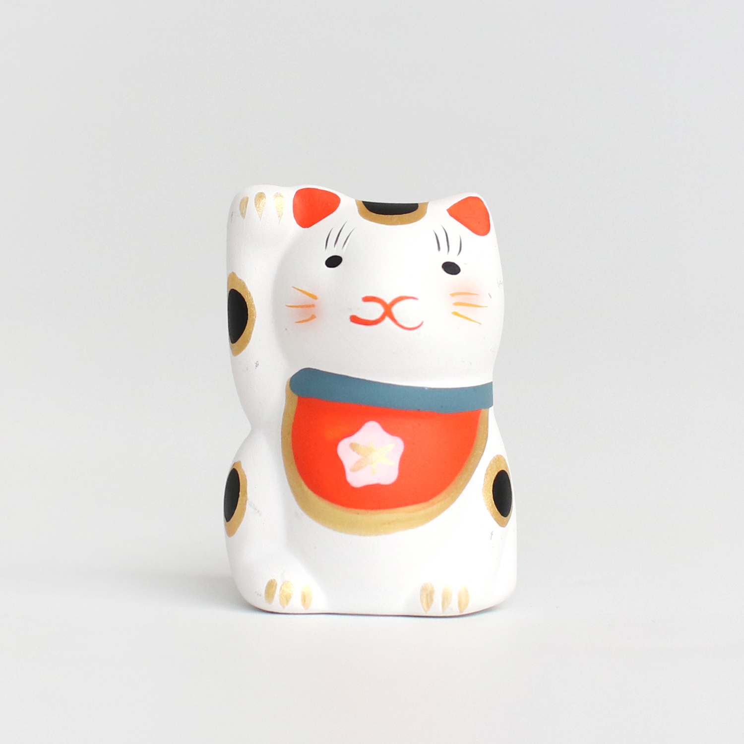 招き猫 おみくじ 陶器 中川政七商店 縁起物 金運 厄除け 幸運 日本製 ギフト 福招き猫みくじ 白猫/黒猫 | 中川政七商店 | 01