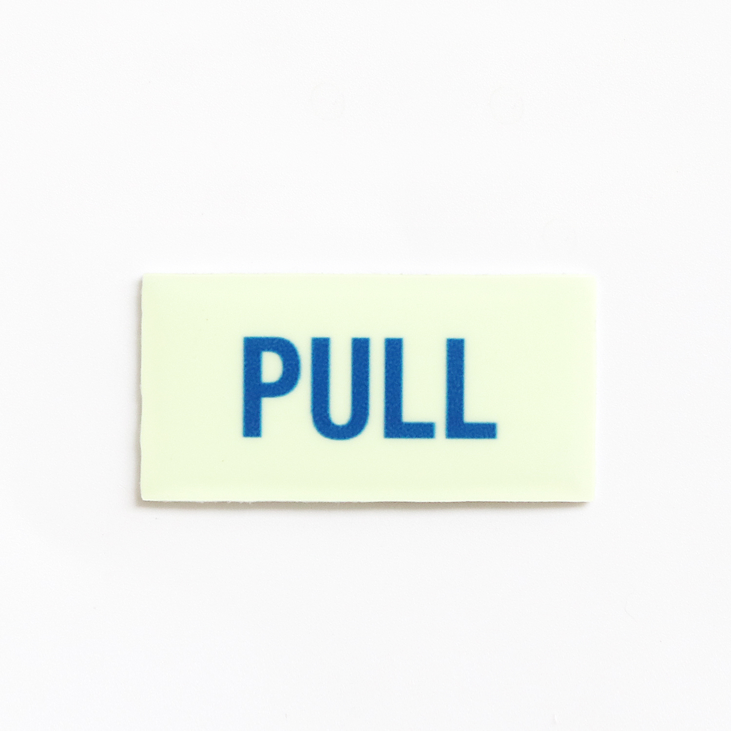 サインプレート PULL 引く 蓄光 おしゃれ 光る GLOW SIGN アルミ 両面テープ | ブランド登録なし | 02