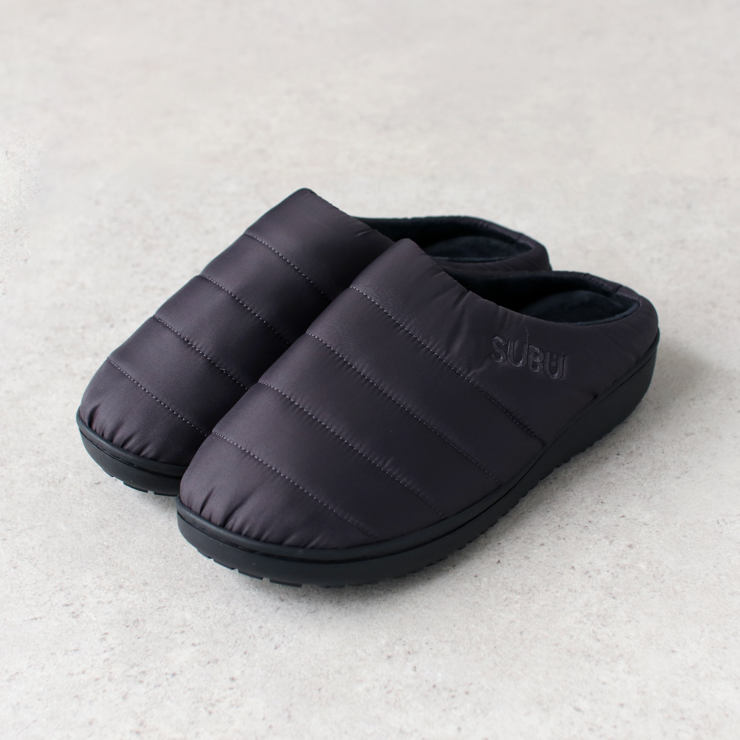 サンダル SUBU スブ  秋冬 ダウン 暖かい アウトドア ルームシューズ 室内履き 撥水 起毛 リラックス 収納袋 ORIGINALS F-LINE(全5色) | SUBU | 01
