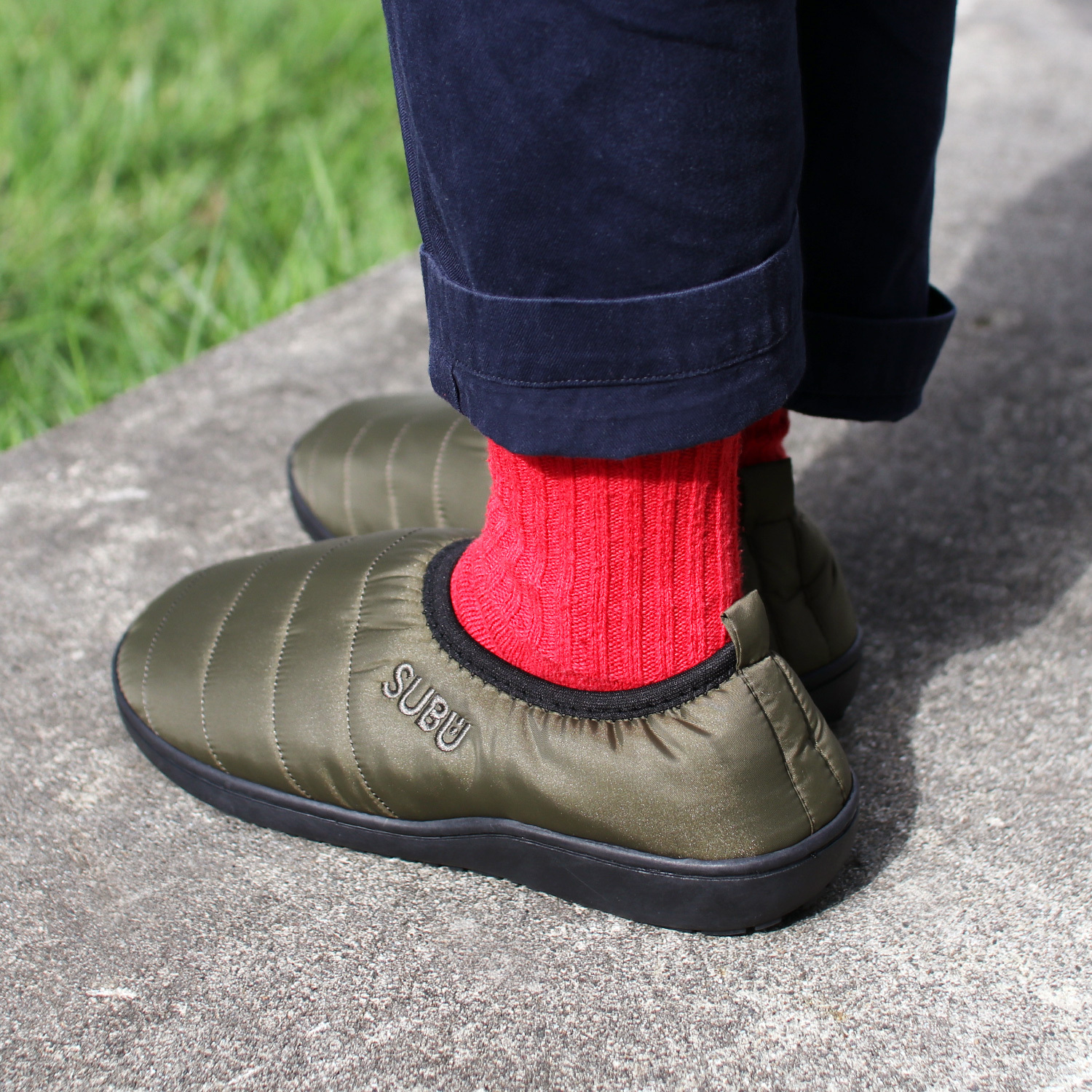 コンフォートシューズ SUBU スブ 2025年モデル 秋冬  暖かい アウトドア 多層クッション 撥水 起毛 リラックス 収納袋 VAMP F-LINE(全4色) | SUBU | 02