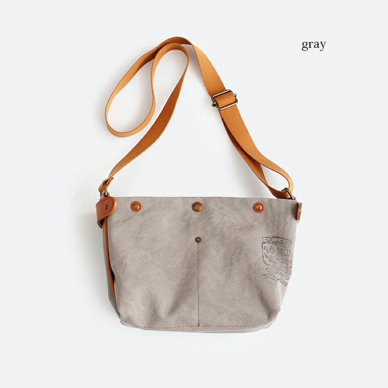 ショルダーバッグ コンパクト ユニセックス 革 レザー キャンバス 仕切り Suolo スオーロ KID | SUOLO | 02