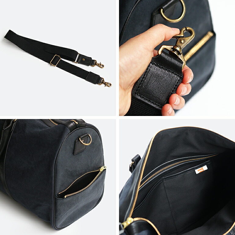 SUOLO（スオーロ） ボストンバッグ ショルダー 2way シンプル ユニ