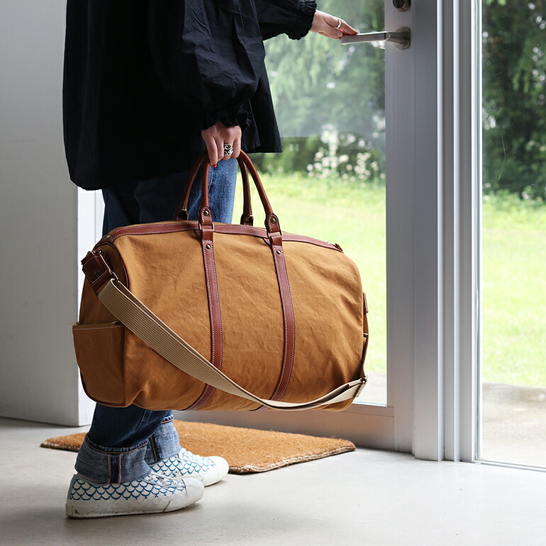 SUOLO（スオーロ） ボストンバッグ ショルダー 2way シンプル ユニ