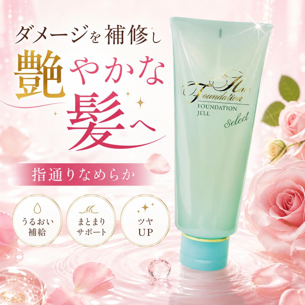 メロス HF ファンデーションジェル セレクト 80g ヘアジェル : CDL