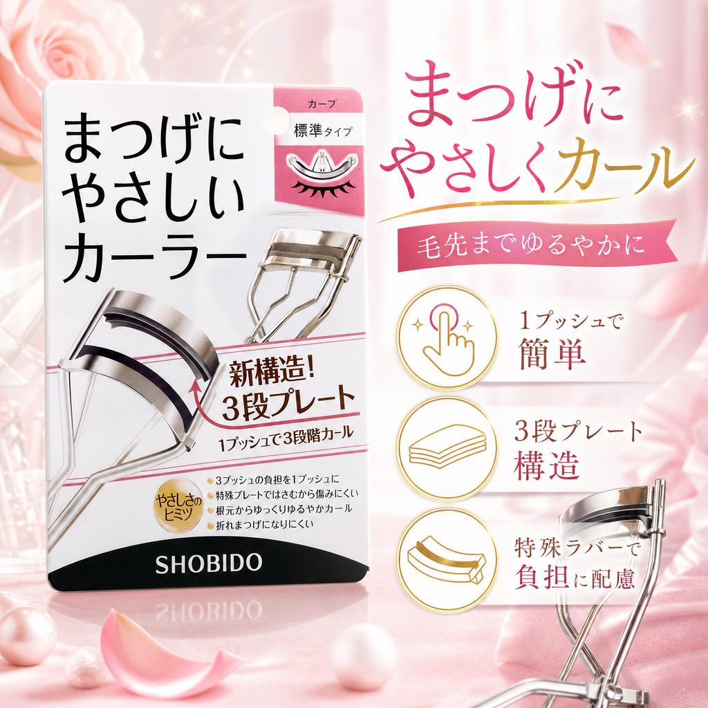 SHOBIDO 粧美堂 SPV まつげにやさしいカーラー 標準タイプ SPV43515