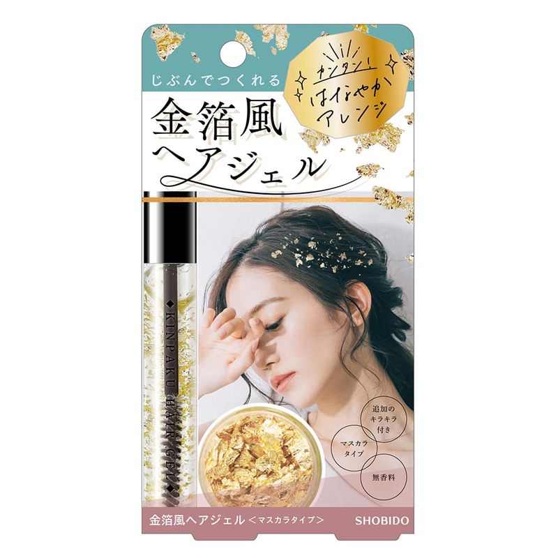 SHOBIDO 粧美堂 金箔風ヘアジェル 金箔風 PT74382 マスカラタイプ