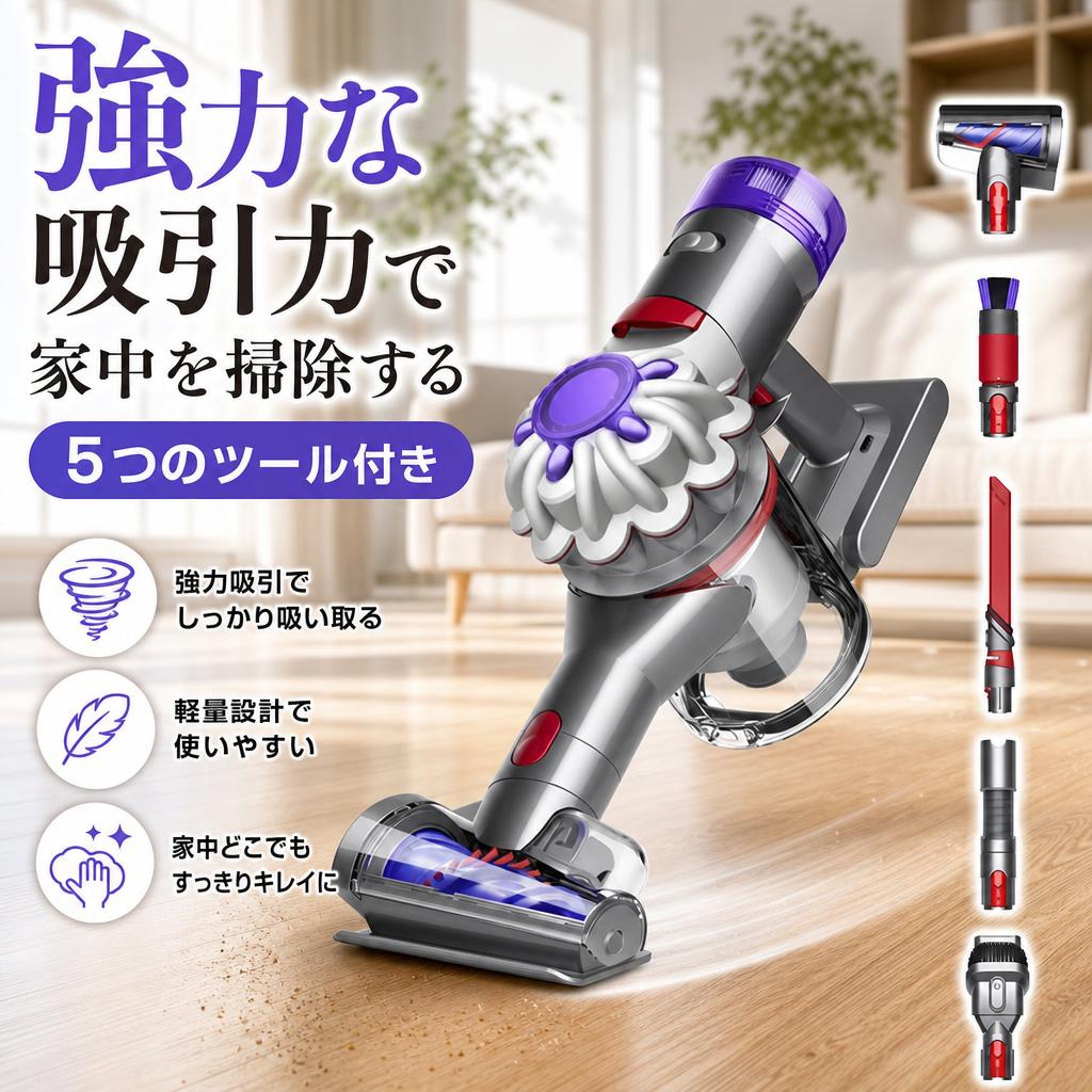 Dyson（ダイソン） Dyson V8 Focus Clean HH15 シルバー/シルバー 掃除