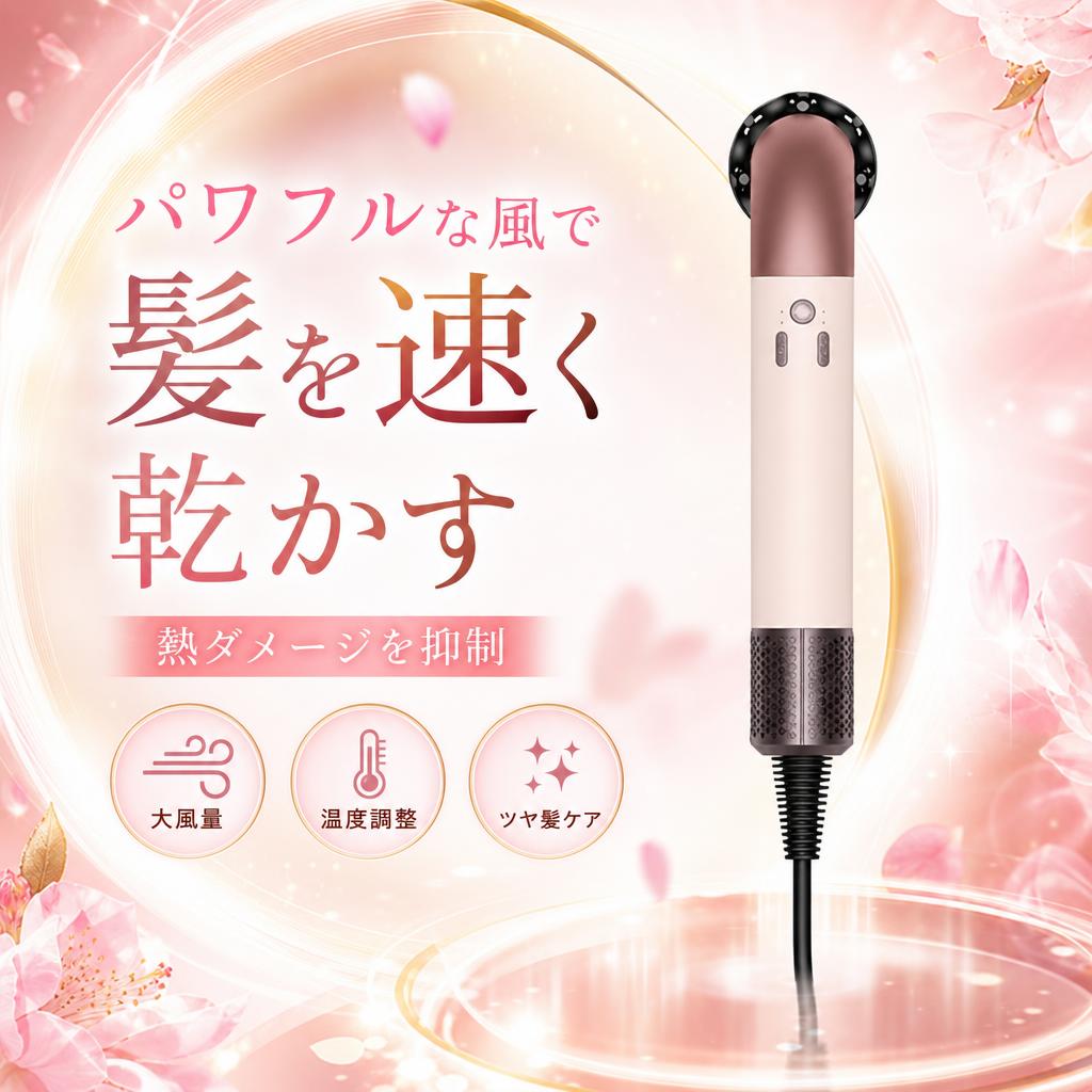 【新品未使用】ダイソン ドライヤー HD17 VLP セラミックピンク Dyson（ダイソン） Supersonic ヘアドライヤー セラミックピンク HD17