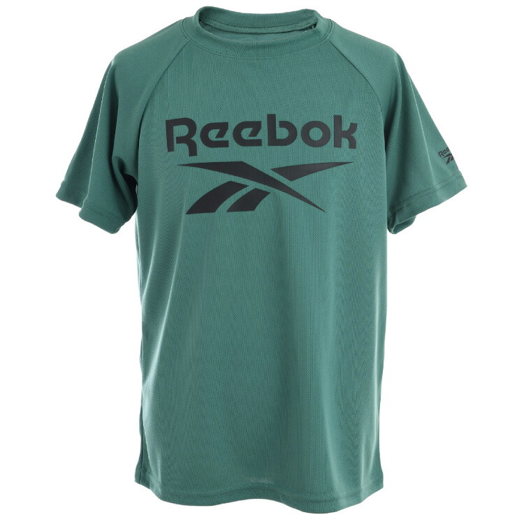 REEBOK 男の子 水陸両用PEメッシュ半袖Tシャツ UVカット 水遊び スポーツに キッズ ジュニア リーボックフィットネス