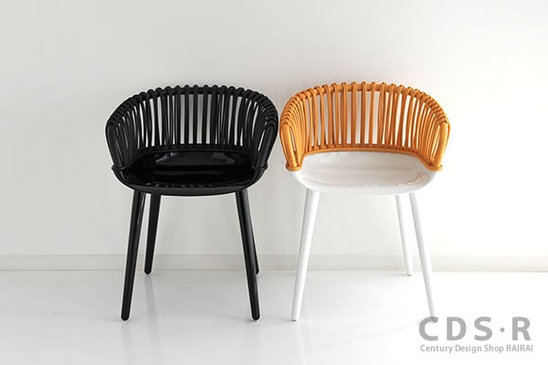 MAGIS（マジス） アームチェア サイボーグ ウィッカー クラブ ブラック