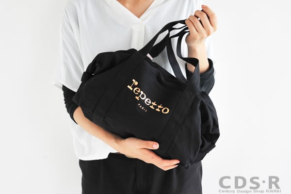 repetto（レペット） バッグ バレエ ダッフルバッグ Mサイズ 黒