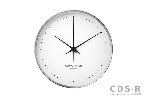ジョージジェンセン　　コッペル　30cm シルバー 掛時計 楽天市場】ジョージジェンセン 壁掛け時計 コッペル 30cm