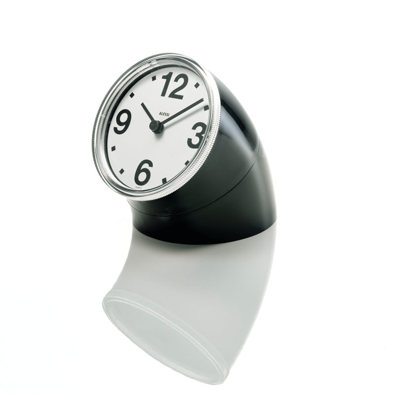 レア ALESSI アレッシィ Cronotime クロノタイム 置き時計 ALESSI（アレッシィ） クロノタイム 置き時計 ブラック ALESSI