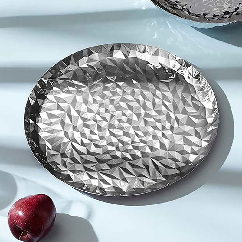 ALESSI（アレッシィ） ラウンドトレイ JOY N.3 シルバー ジョイ CR03