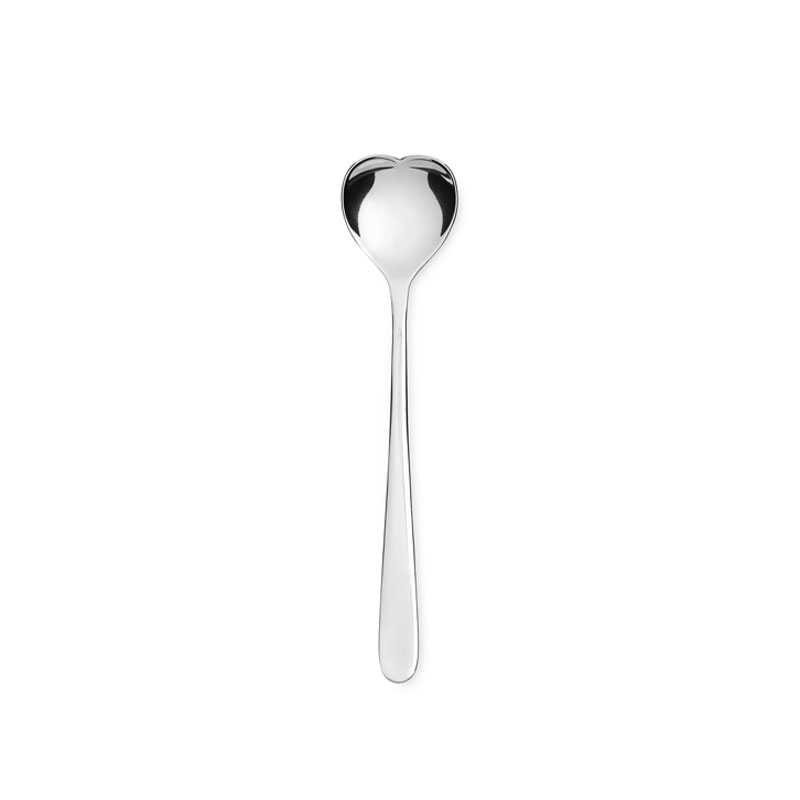 ALESSI（アレッシィ） ハート型 アイスクリームスプーン 1本 シルバー
