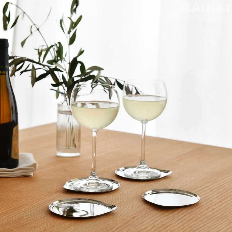 【英国】 コースター 6枚組 10cm　ワイングラスコースター ジョージ ジェンセン WINE&BAR コースター4Pセット GEORG