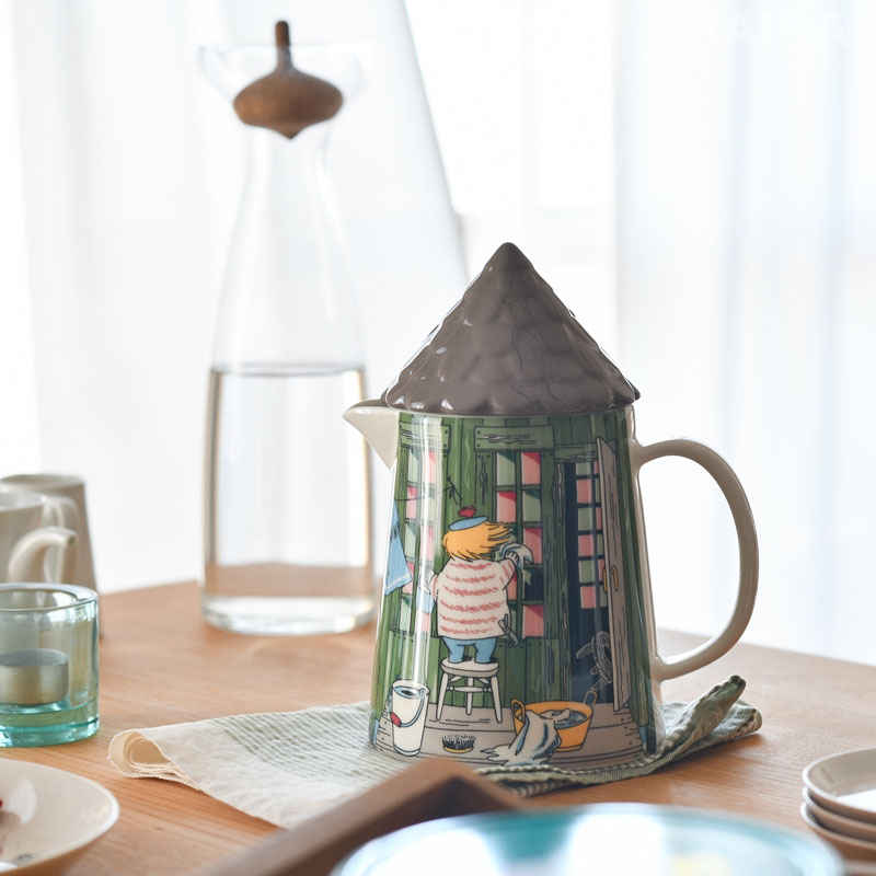 Moomin（ARABIA） アラビア ムーミン 蓋付ピッチャー 1L バスハウス