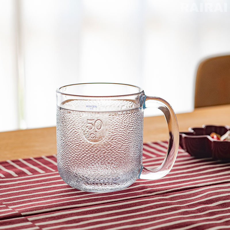 ARABIA（アラビア） ビアグラス 500ml クリア クロウヴィ ARABIA