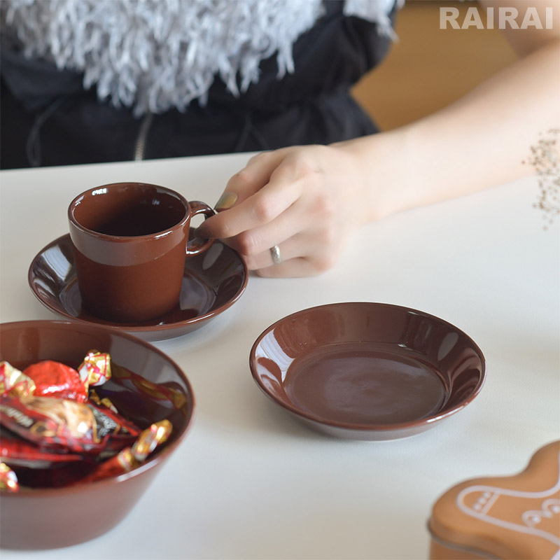 kozya-Mal　FTWプレート入れ ティーマ イッタラ プレート 12cm アンバー エスプレッソ iittala