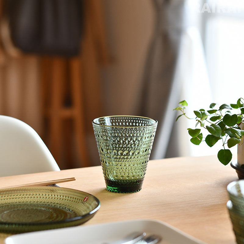 イッタラ タンブラー 300ml 1個 単品 カステヘルミ カルーナ パイングリーン iittala Kastehelmi ガラス おしゃれ かわいい  大人気