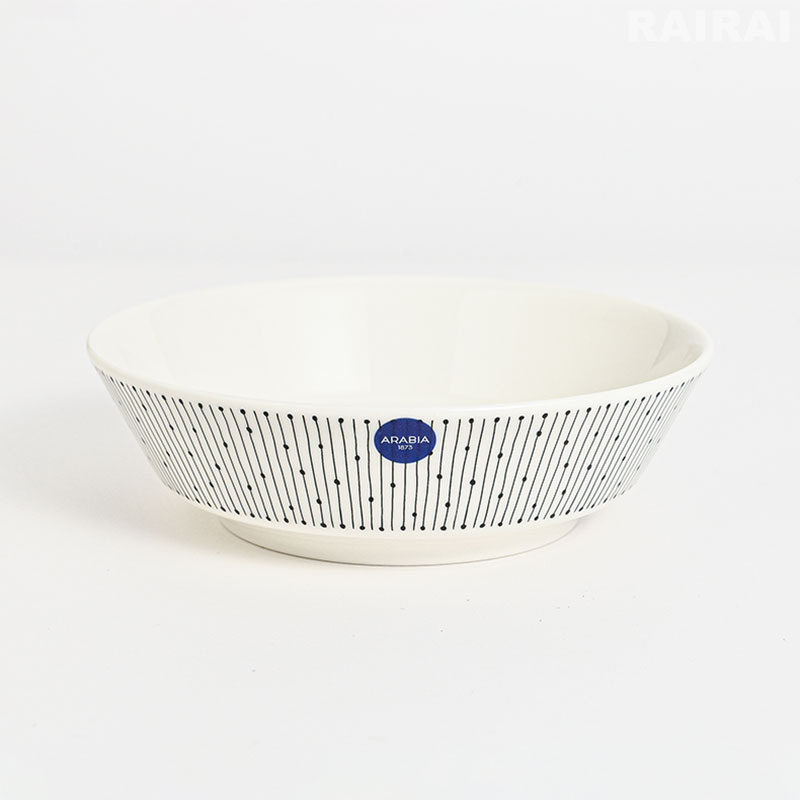 アラビア ボウル 17cm マイニオ サラストゥス ARABIA Mainio Sarastus iittala イッタラ ベージュ ブラック おしゃれ