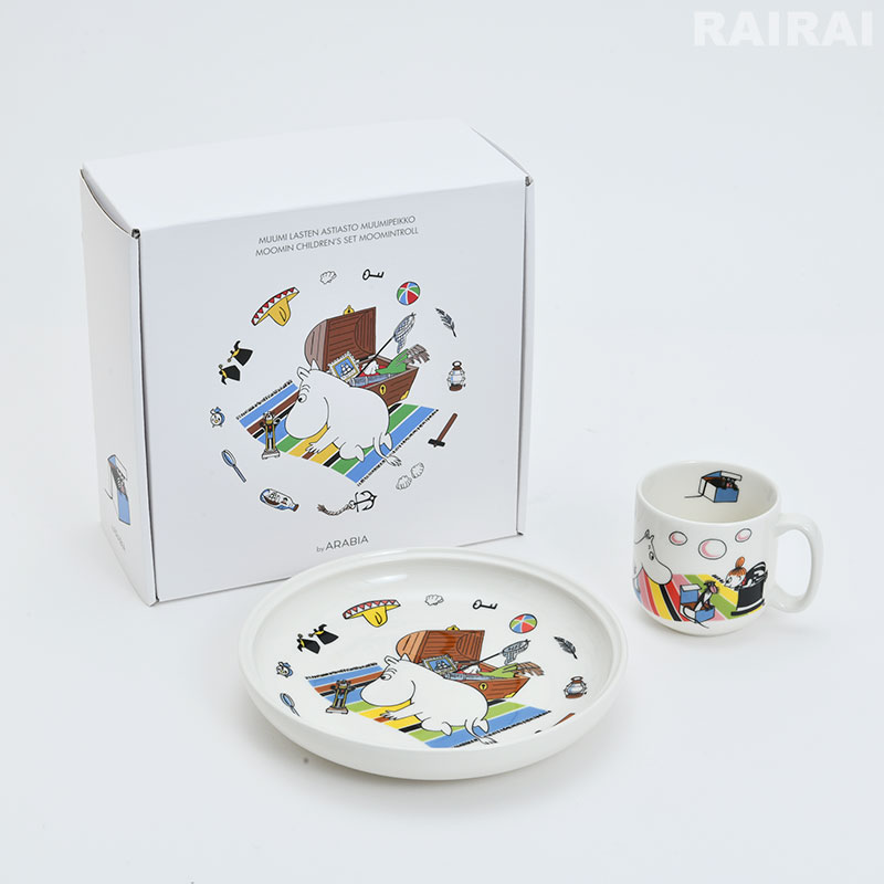 ARABIA - バードマグ＋ムーミンマグ8点セット Moomin Arabia | ムーミン アラビア からのピンク ムーミンマグ
