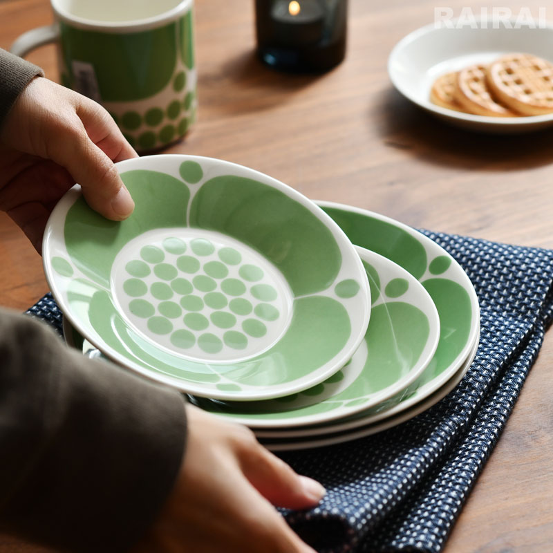 ARABIA（アラビア） プレート 16.5cm ソーサー スンヌンタイ ライト