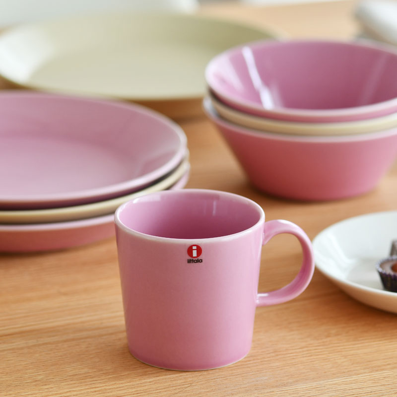 イッタラ マグカップ 300ml ローズ ティーマ iittala teema 無地