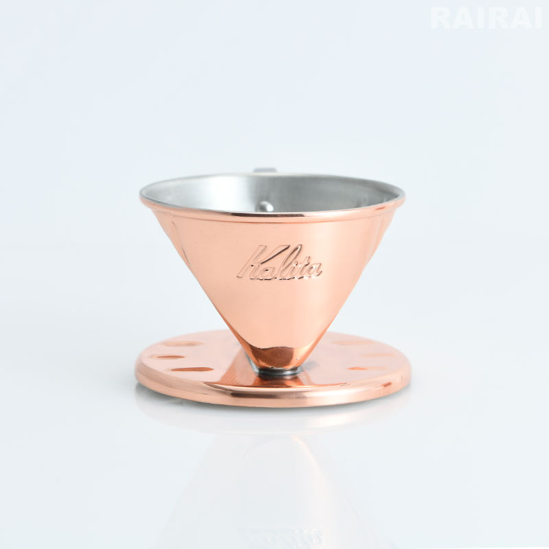 未使用品 Kalita カリタ コーヒードリッパー 銅製‼️フィルター付き‼️ 楽天市場】【フィルター150枚付】カリタ Cu 101 ドリッパー 銅 1