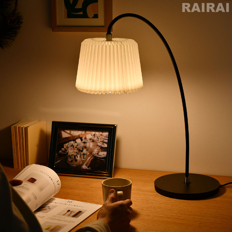 レクリント テーブルランプ プラスチックシェード スノードロップ