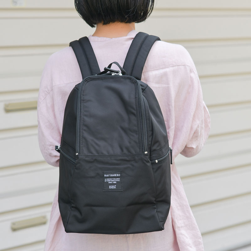 marimekko（マリメッコ） リュック メトロ 黒 marimekko METRO