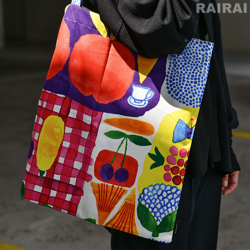 marimekko マリメッコ 日本限定 エコバッグ 44×43cm ケサトリ