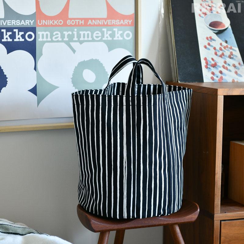 marimekko（マリメッコ） コンテナ ピッコロ ブラック×ホワイト