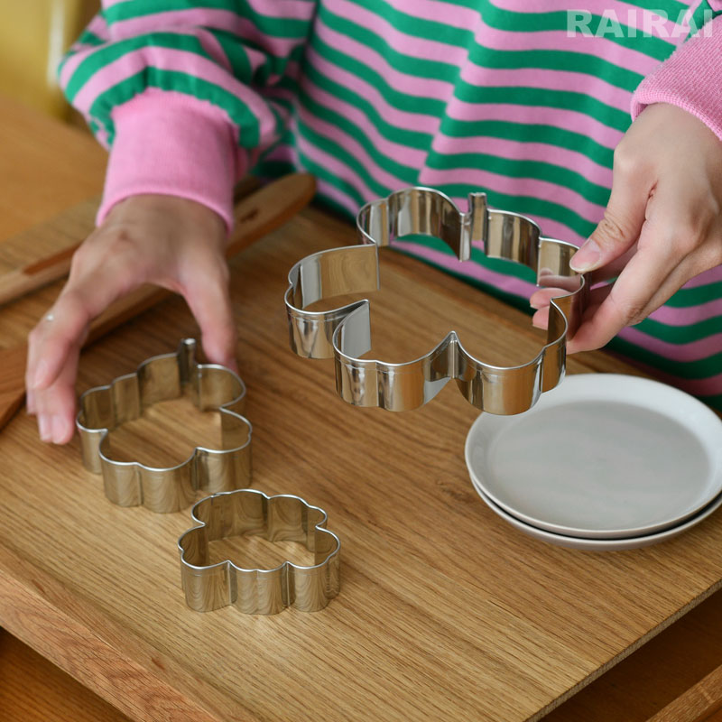 marimekko（マリメッコ） クッキー型 3個セット ウニッコ シルバー