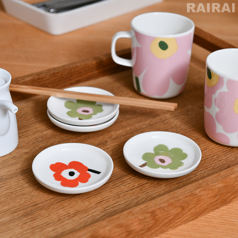 marimekko（マリメッコ） 日本限定 プレート 2個セット 8.5cm ウニッコ