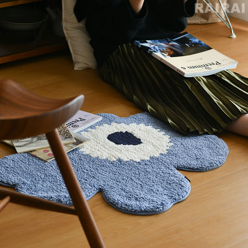 marimekko（マリメッコ） バスマット 73×74cm ウニッコ ライトブルー