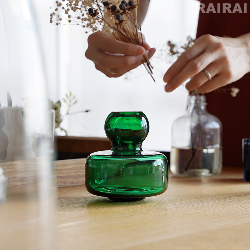 marimekko（マリメッコ） フラワーベース 花瓶 グリーン marimekko