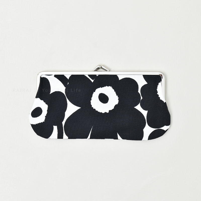 marimekko（マリメッコ） がま口 ポーチ ミニ ウニッコ ホワイト