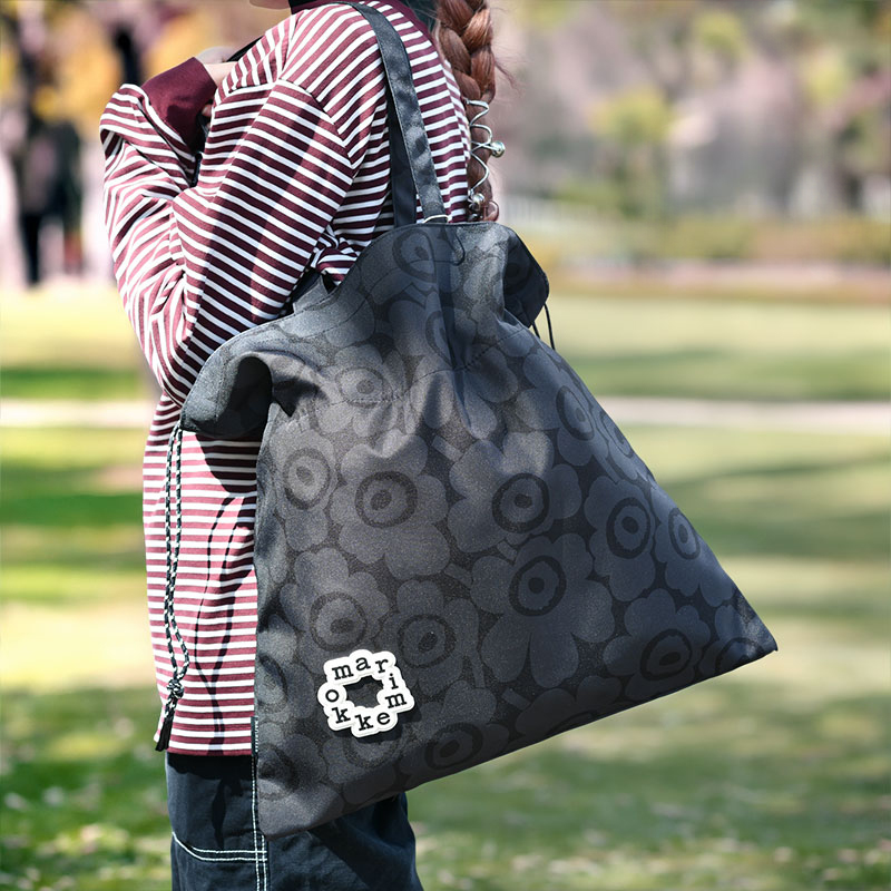 marimekko（マリメッコ） 巾着型 トートバッグ メトカ ミニ ウニッコ