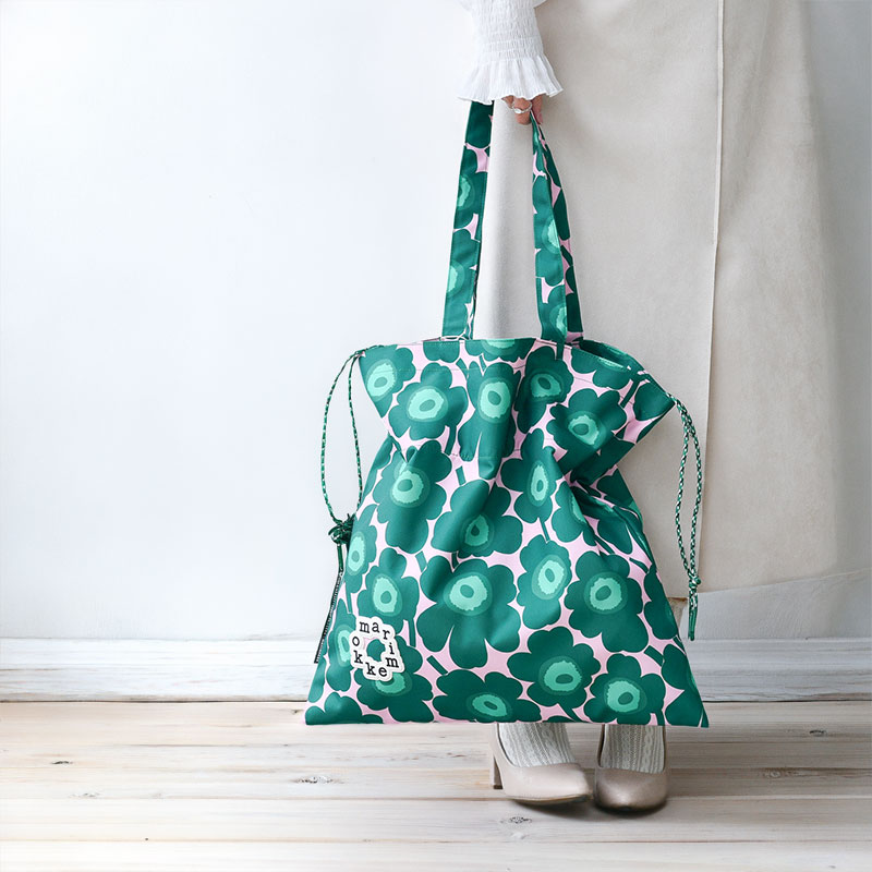 marimekko（マリメッコ） 巾着型 トートバッグ メトカ ミニ ウニッコ
