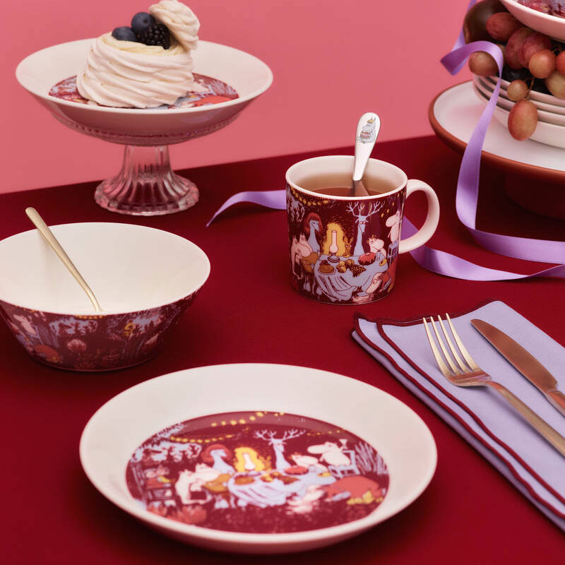 新品 ARABIA ムーミン マグ 2個セット クリスマス / アラビア Moomin Arabia からのArabia x 赤十字 ムーミンマグ ABC Mix 2パック