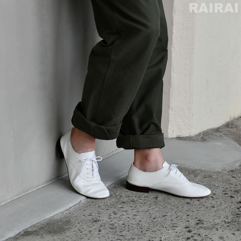 【新品】Repetto ホワイト スニーカー 38サイズ Zizi オックスフォードシューズ【New Size】｜アイテムを探す